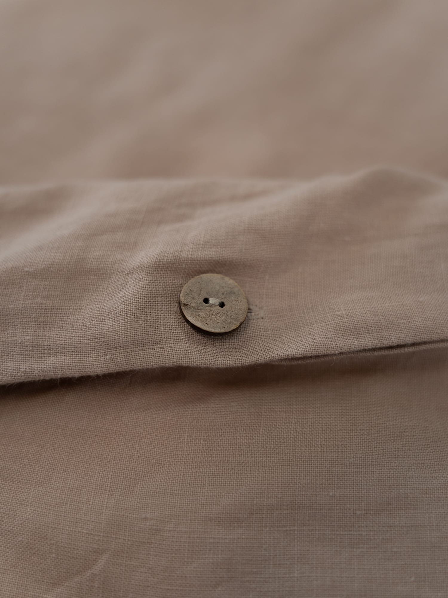 100% linnen - Dekbedovertrek set - 2 kussenslopen - Lits-Jumeaux (240 x 220 cm) - Champagne - Linnen Label