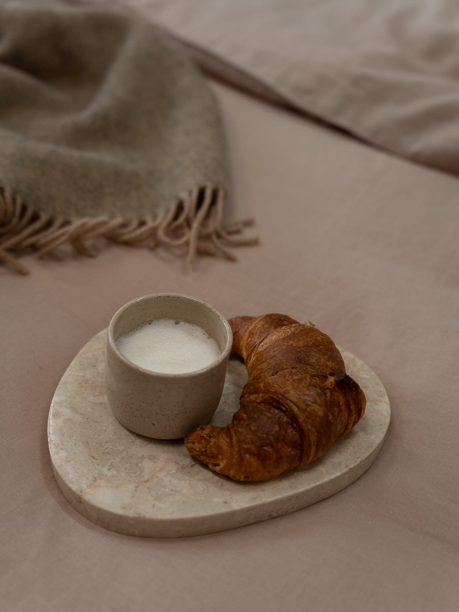 100% linnen - Dekbedovertrek set - 2 kussenslopen - Lits-Jumeaux (240 x 220 cm) - Champagne - Linnen Label