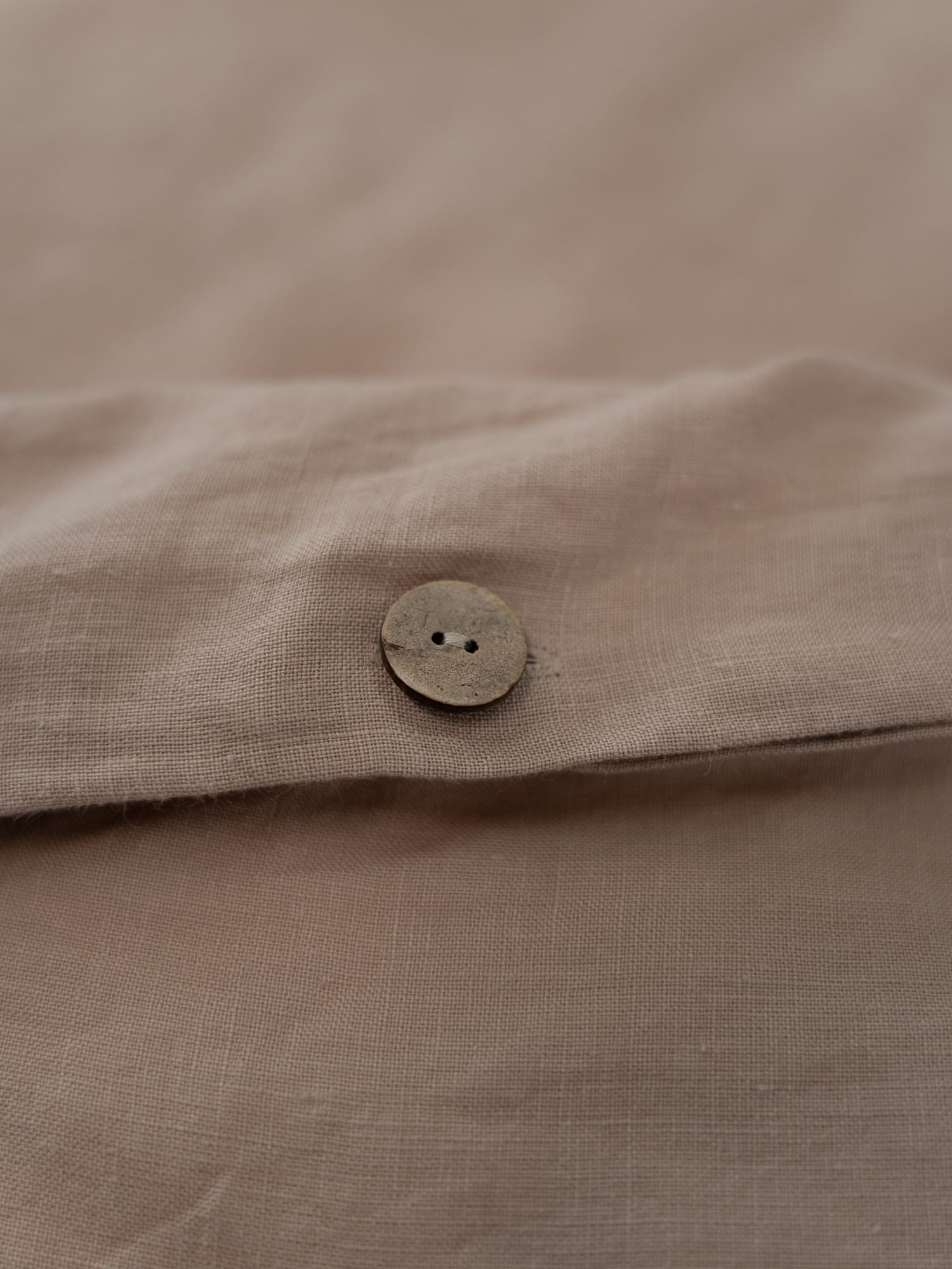 100% linnen - Dekbedovertrek set - 2 kussenslopen - Lits-Jumeaux (240 x 220 cm) - Champagne - Linnen Label