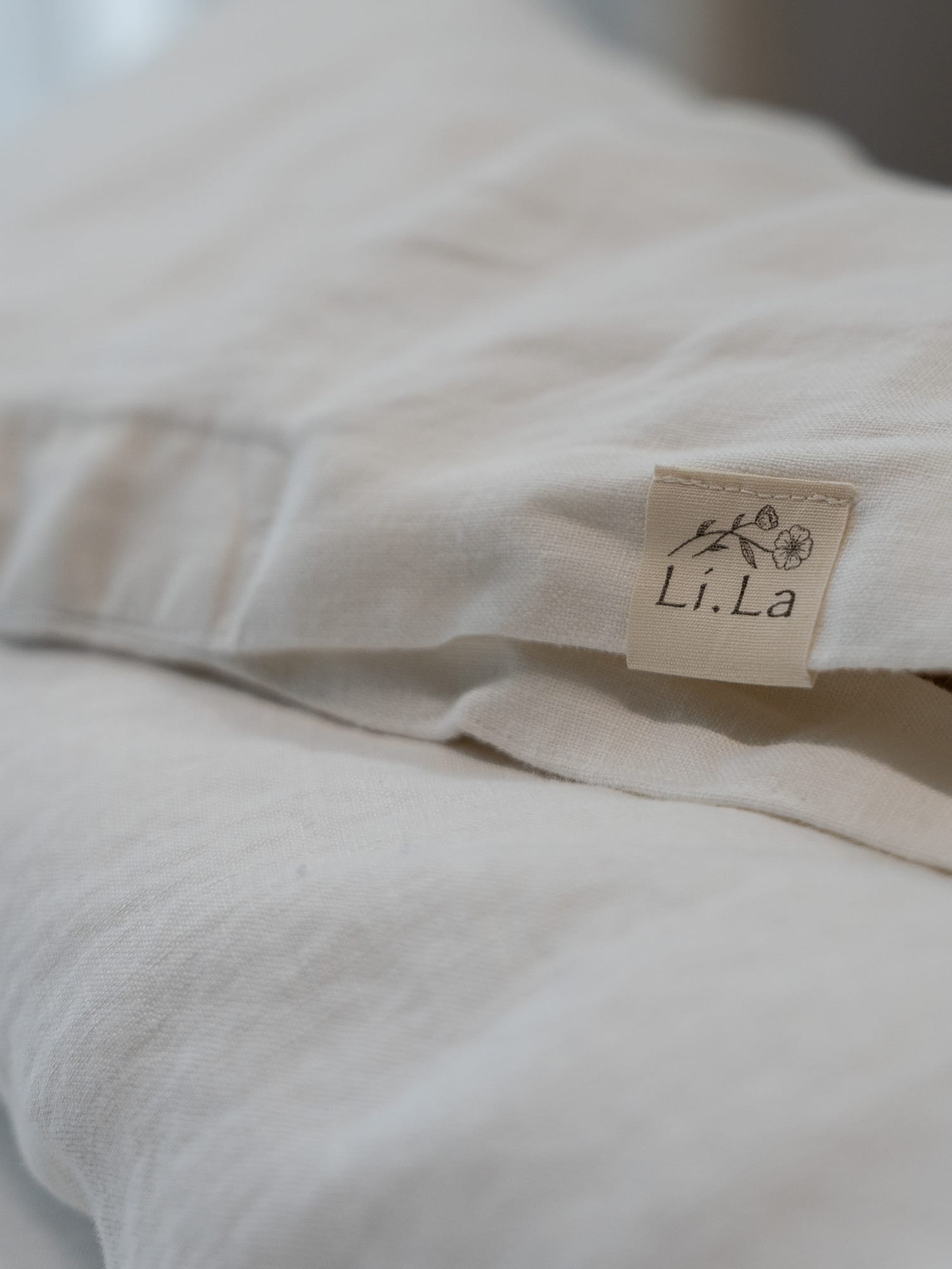 100% linnen - Dekbedovertrek set - 2 kussenslopen - Lits-Jumeaux (240 x 220 cm) - Wit - Linnen Label