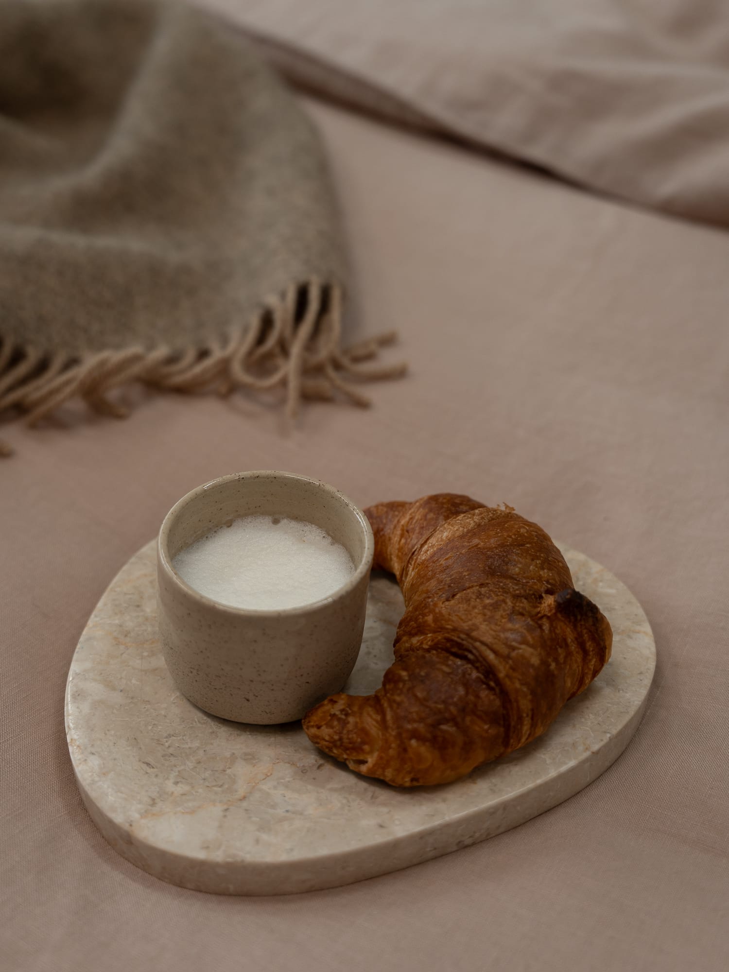 100% linnen - Dekbedovertrek set - 2 kussenslopen - Lits-Jumeaux (240 x 220 cm) - Champagne - Linnen Label