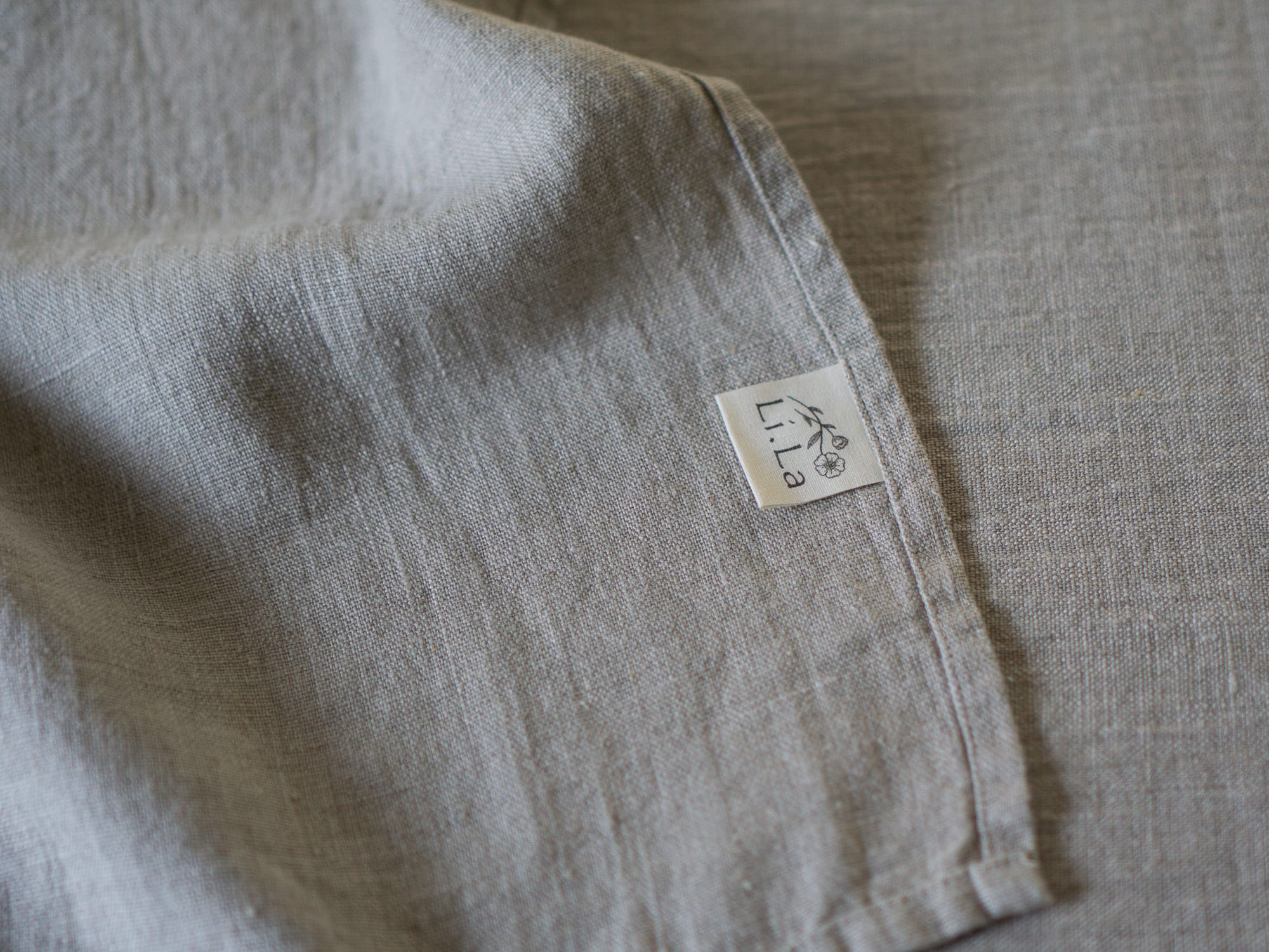100% linnen -Tafelkleed - Naturel - Linnen Label